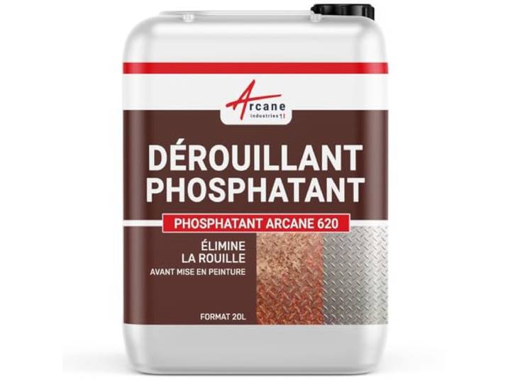 Dérouillant Phosphatant Métal Antirouille à l'Acide Phosphorique 20 L Transparent