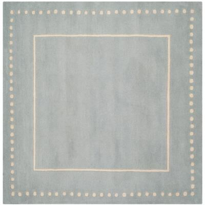 SAFAVIEH Handmade Bella Alverta Dotted Border Wool Rug