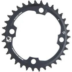 SRAM Kettenblatt X-Sync 2 34 Zähne schwarz 104 mm Lochkreis, Aluminium