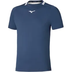 Mizuno Tennisshirt Herren 12 - estate blue XXL