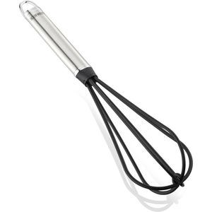Leifheit Schneebesen Sterling 24062, Nylon, 32cm, spülmaschinengeeignet, schwarz / silber