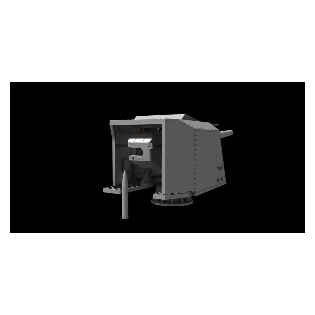 Planet Models 15 cm TbtsK C/36 WWII German Atlantic Wall Gun (129-MV126)