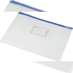 Dokumententasche/Geldtasche A4 mit Reißverschluß bis 120 Blatt weiß A4