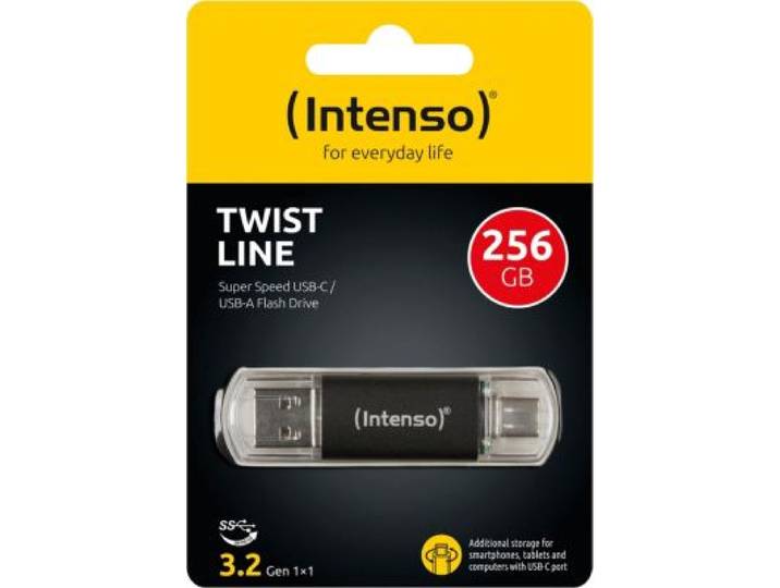 Intenso - Clé Usb 256gb Twist Line Usb 3.2