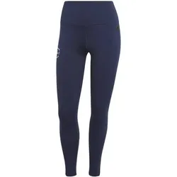 ADIDAS Damen Tight Signature Graphic Print High-Waisted, Größe S in Blau Blau