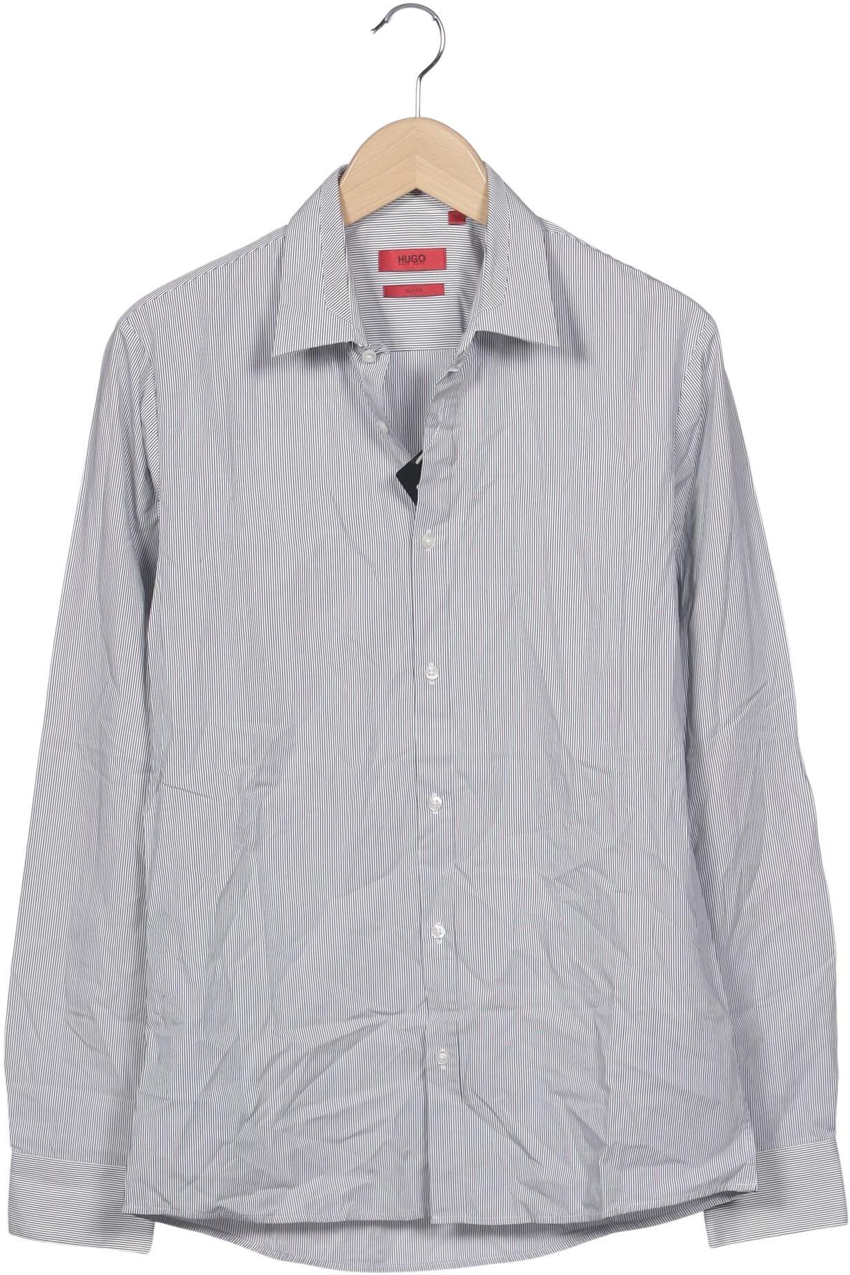 Hugo by Hugo Boss Herren Hemd, Mehrfarbig, Gr. S, Baumwolle - Second Hand