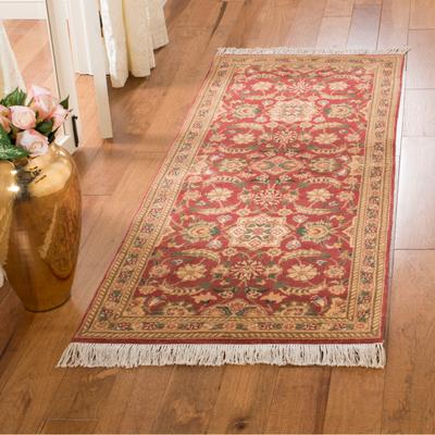 SAFAVIEH Couture Hand-knotted Versailles Nedea Traditional Oriental Silk Rug with Fringe