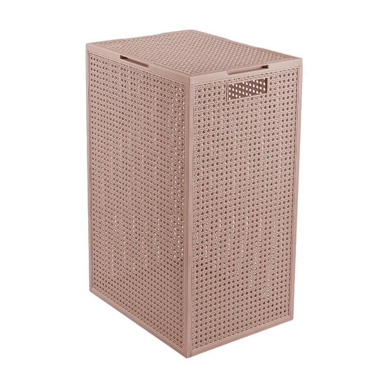 Curver Kaya Wasmand met deksel - 60 liter - Warm taupe - B/D/H: 38 x 29 x 58,5 cm
