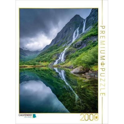CALVENDO Puzzle Norwegen - Reine, Lofoten | 2000 Teile Lege-Größe 90x67cm Foto-Puzzle für glückliche Stunden, von , Calvendo Puzzle