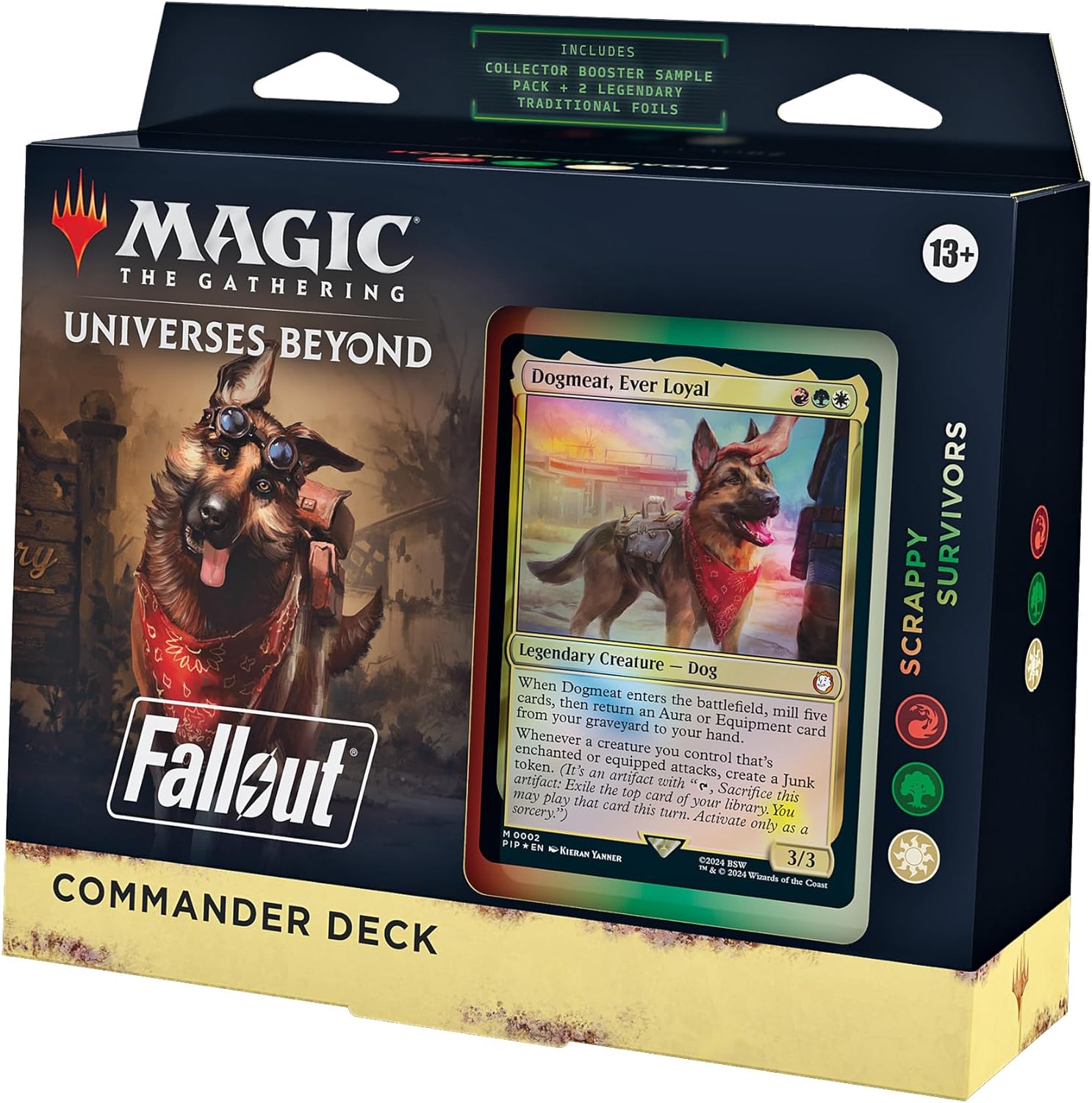Wizards of the Coast Magic the Gathering TCG Fallout Universes Beyond Commander Deck-Scrappy Survivors (Diversen) Nieuw
