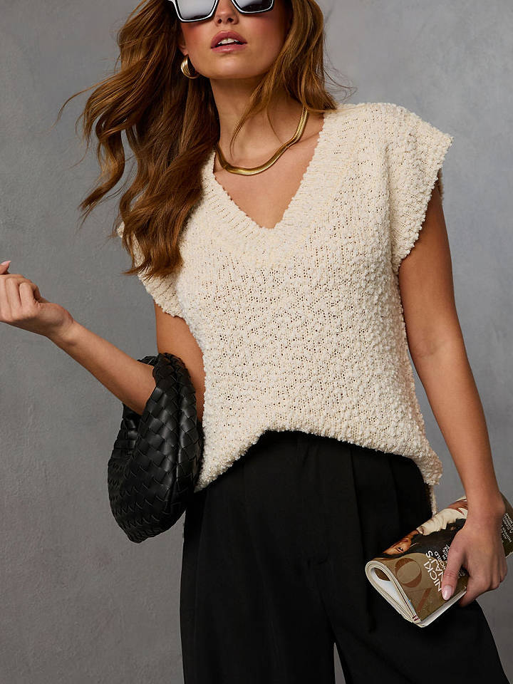 Milan Kiss Pullunder in Beige - XL