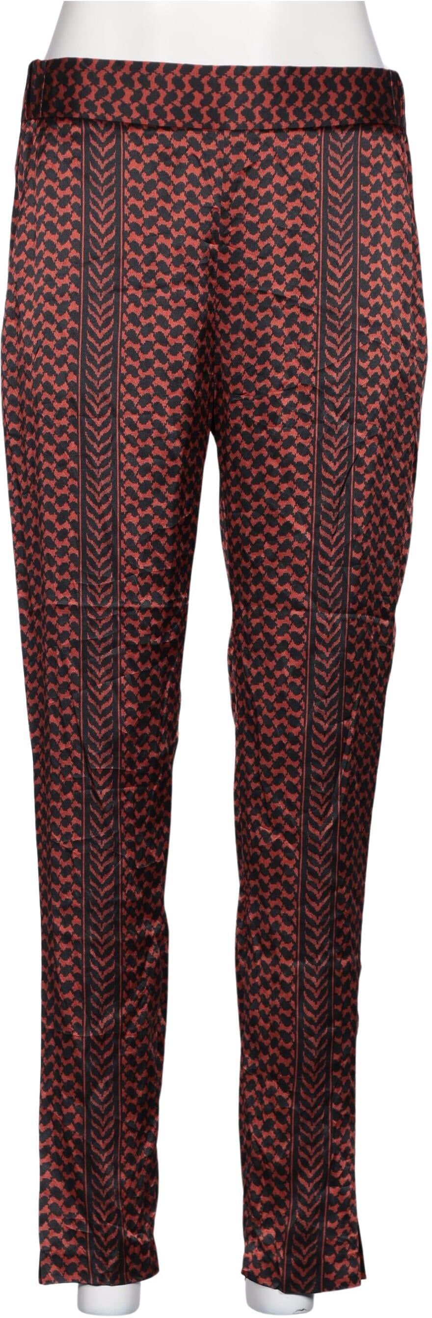 Lala Berlin Damen Stoffhose, Mehrfarbig, Gr. M, Seide - Second Hand