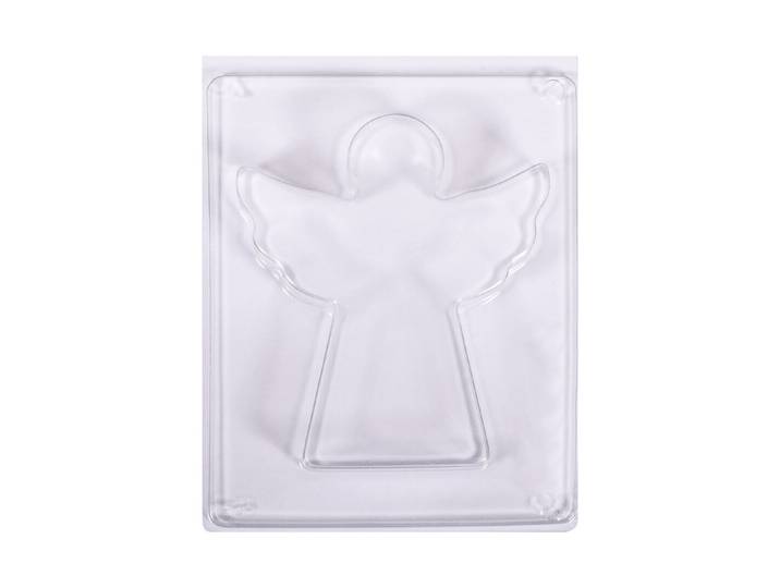 PET Giessform Schutzengel klein, Motiv: 11,4x9,8cm, Tiefe bis 1,8cm
