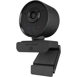 Icy Box IcyBox Full-HD Webcam IB-CAM502-HD mit Fernbedienung retail (2.10 Mpx), Webcam, Schwarz
