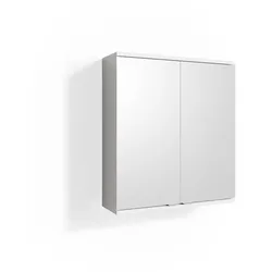 VICCO Spiegelschrank ROY 60 x 68 cm Weiß - Spiegel Badspiegel Bad Wandspiegel