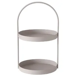 BOLTZE Gruppe GmbH Etagere Joko 2 Ebenen Eisen H 44 cm Ø 26cm beige