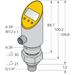Turck Drucksensor PS010V5042UPN8XH1141