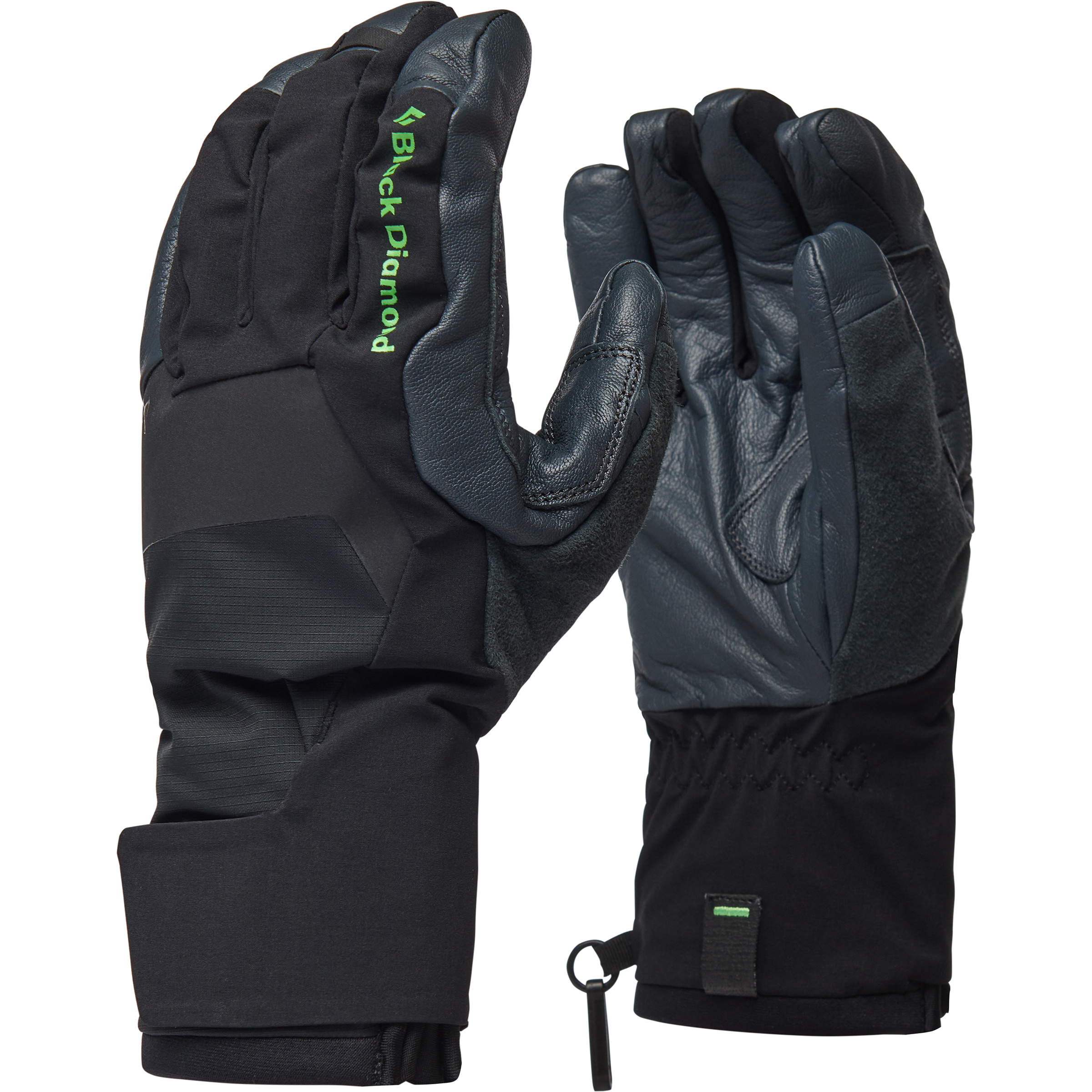 Black Diamond Punisher Fingerhandschuhe schwarz Größe L Eisklettern Isolierend Wasserabweisend