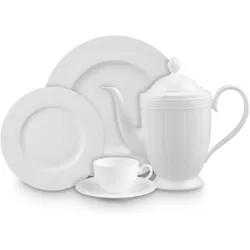 Villeroy & Boch White Pearl, Schüssel + Schale, Weiss