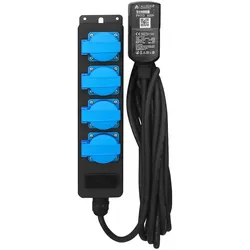 ALLEGRA 4-fach Verteilersteckdosenleiste mit USB und MID Stromzähler PH10