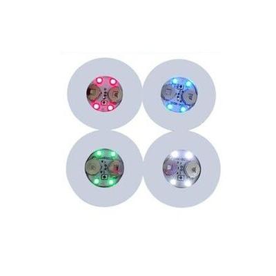 Hostelnovo del Valles Hostelnovo – 12er‑Pack LED‑Untersetzer, 4 Farben