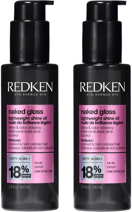 Redken Acidic Color Gloss Naked Gloss, Lightweight Hair Oil 100ml Doub