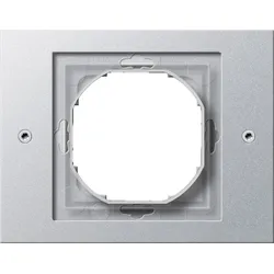 Gira Abdeckrahmen 1-fach Aluminium TX44 021165