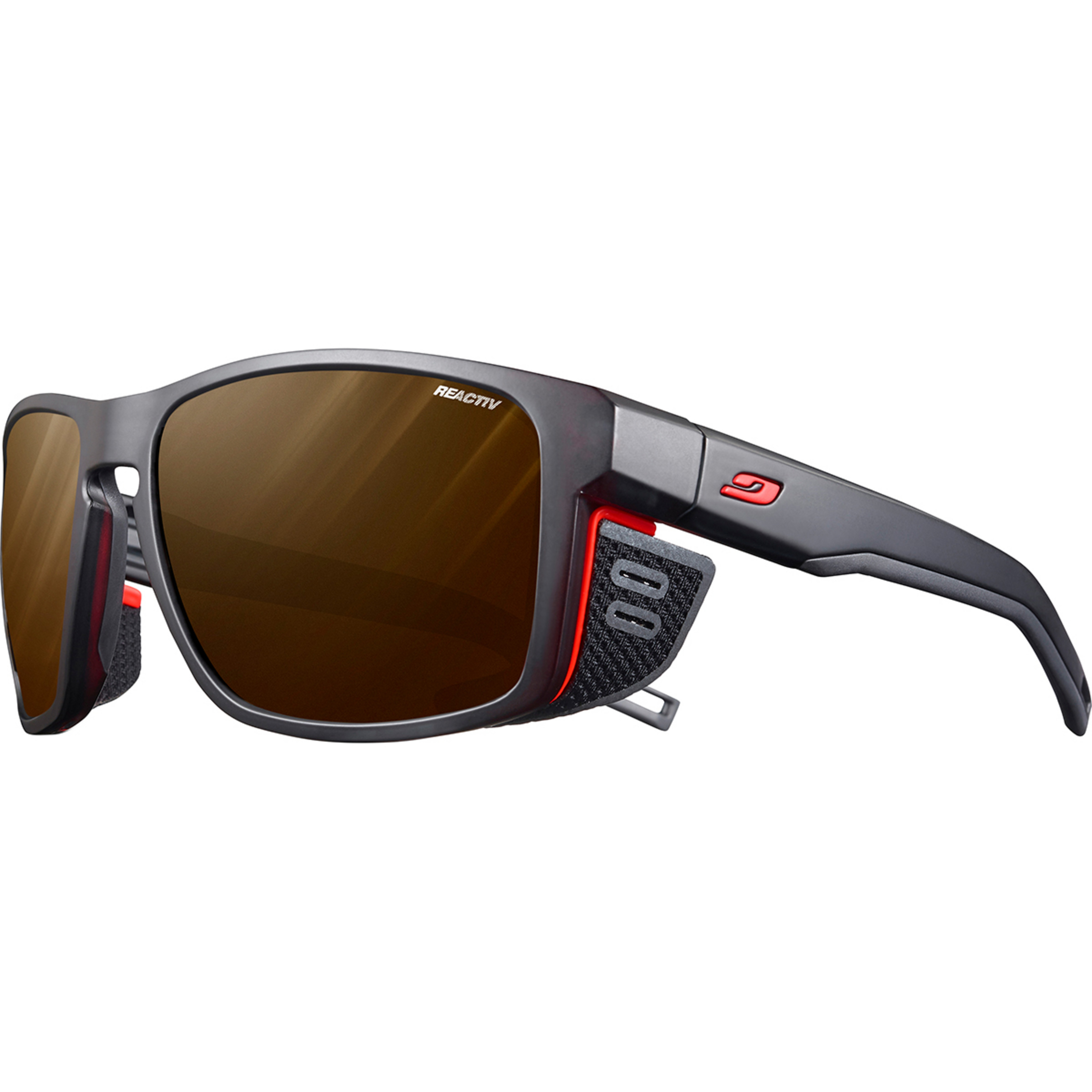 Julbo Shield M High Performance 2-4 Sportbrille Sportbrillen & Sportsonnenbrillen schwarz Trekking