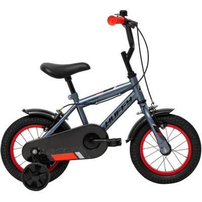 Kinderfahrrad HUFFY "Pro Thunder" Gr. 20, grau, Fahrräder, Kinder, 20cm, 12 Zoll (30,48cm) hinten: 12 Zoll (30,48cm)