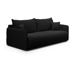 SOFA Claudio 3 Sitzplätze Schwarz