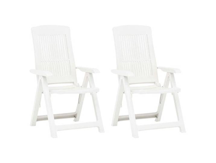 SALE 2025 Chaises inclinables de jardin - lot de 2 - Fauteuils de Jardin Plastique Blanc - 60x61x109 cm 13 7 Kg 4802