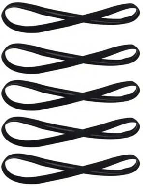 Perfect Picks Market Anti Slip Yoga Headbands For Women & Men   Elastic Sports Sweatbands For Running & Football 5black