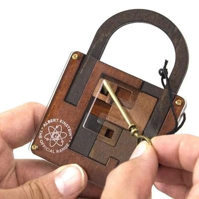High Difficulty IQ Lock Puzzle Wooden Brainteaser Classic Wooden Brain Teaser Puzzle For Focus & Problem Solving High Difficulty IQ Lock Puzzle Wooden Brainteaser Classic Wooden Brain Teaser Puzzle For Focus & Problem Solving