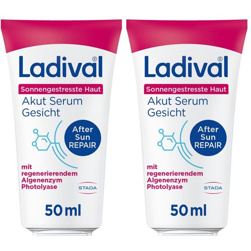 Ladival sonnengestresste Haut Akut Serum Gesicht x2 2x50 ml Flüssigkeit