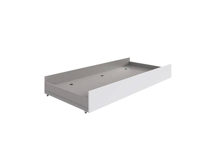 Bett Nordy weiss Holzwerkstoff B 199 T 93 cm