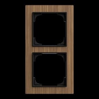 Abdeckrahmen zwei fach holz, Retail