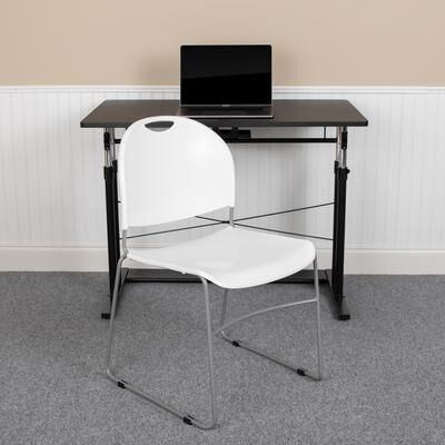 Flash Furniture Ultra-compact High-capacity Stacking Metal Chairs (Set of 5)