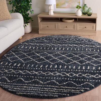 SAFAVIEH Arizona Shag Lotta Moroccan 1.2-inch Thick Rug