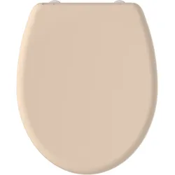 Schütte, WC Deckel, WC Sitz Duroplast WC-Sitz BEIGE Absenkautomatik Schnellverschluss Quick Release 82305 Beige