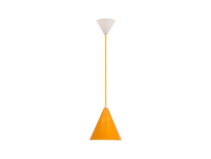 Pendelleuchte Voss, Weiß, Dunkelgelb, Metall, 20x110x20 cm, RoHS, Europäischer Sicherheitsstandard, einfach zu transportieren, Lampen & Leuchten, Innenbeleuchtung, Hängeleuchten, Pendelleuchten