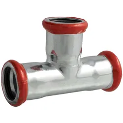 C-Stahl Pressfitting M Kontur T-Stück (Ausführung: 35 mm)