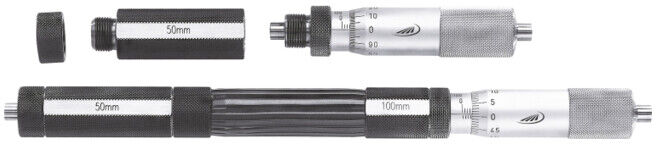 Helios-Preisser Micromètre intérieur de précision, jeu avec rallonge 100-4000 mm (0894546)
