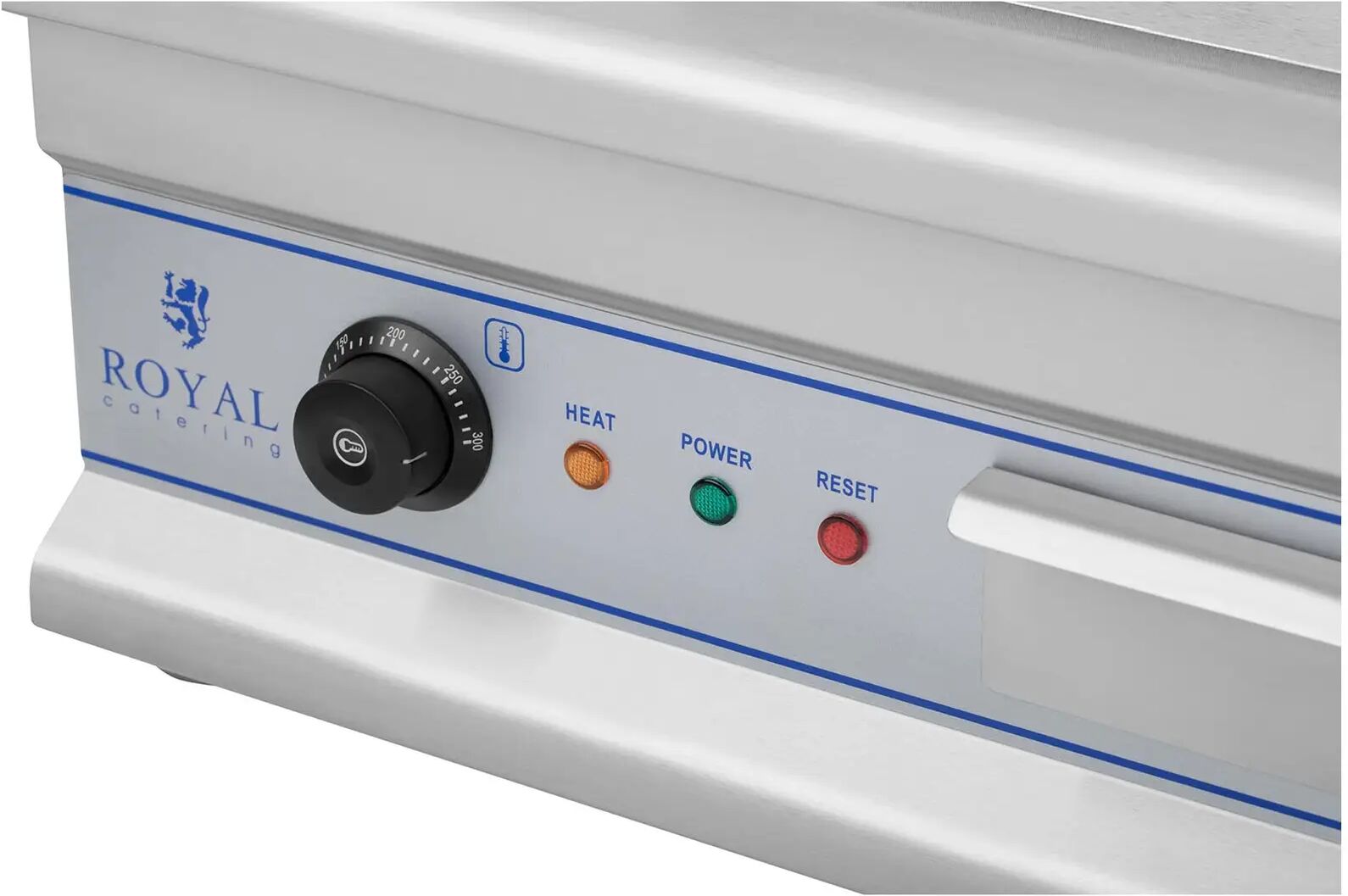 Royal Catering Fry top liscio elettrico - 75 cm - liscio - 2 x 3.2 kW RCG 75