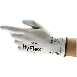 Ansell, Schutzhandschuhe, Handschuh HyFlex 48-100,weiss, Gr.7 (7)