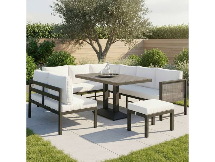 Dining-loungeset 5-teilig