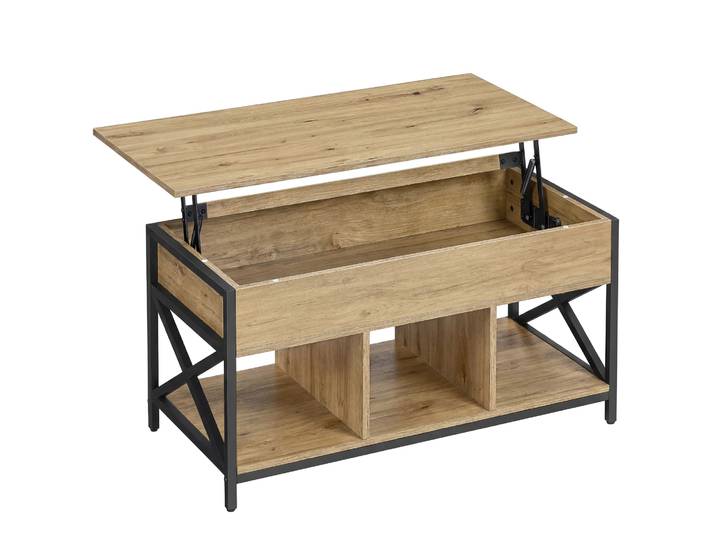 Couchtisch TAYLOR ARTISAN mit ausziehbarer Platte 100x50 cm