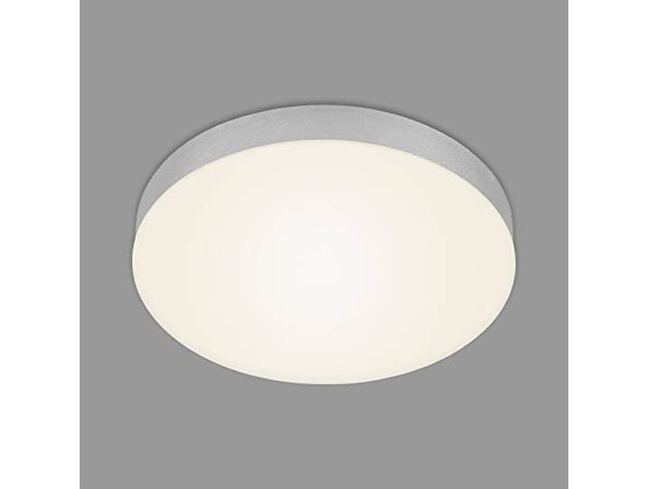 BRILONER - LED Deckenlampe rahmenlos, warmweiße Lichtfarbe, 21 Watt, 2000 Lumen, LED Lampe, Deckenleuchte, Wohnzimmerlampe, Schlafzimmerlampe, Küchenlampe, 28,7x3,6 cm, Silberfarbig