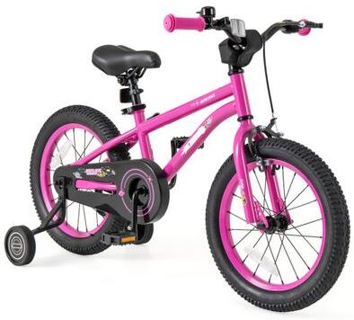 Costway 16-Inch Kids Bike for 4-7 Years Old Adjustable with Removable Training Wheels-16 inches