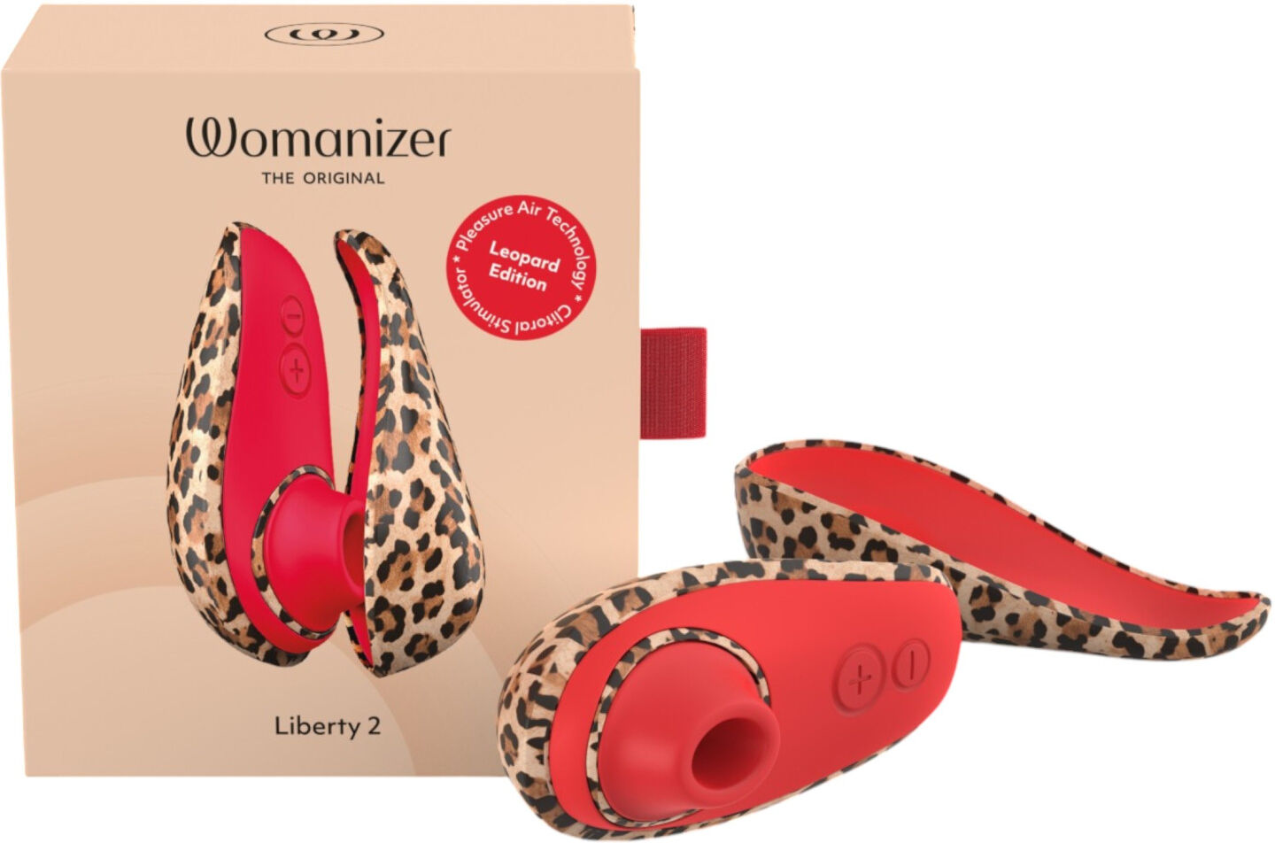 Womanizer Liberty 2 - Air Pulse Clitoral Stimulator (Leopard)