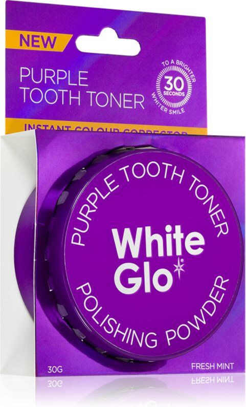 White Glo Purple Tooth Toner Powder poudre dentaire blanchissante 30 g